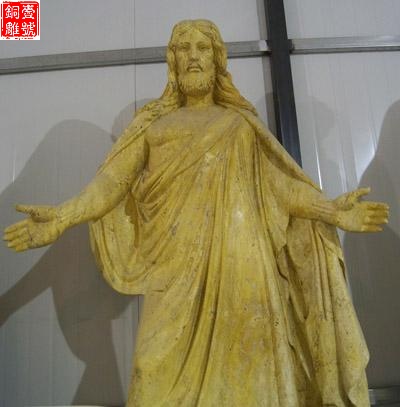 苏州独墅湖教堂耶稣青铜像