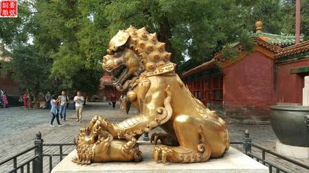 北京故宫太和殿门前铜狮子建造年代