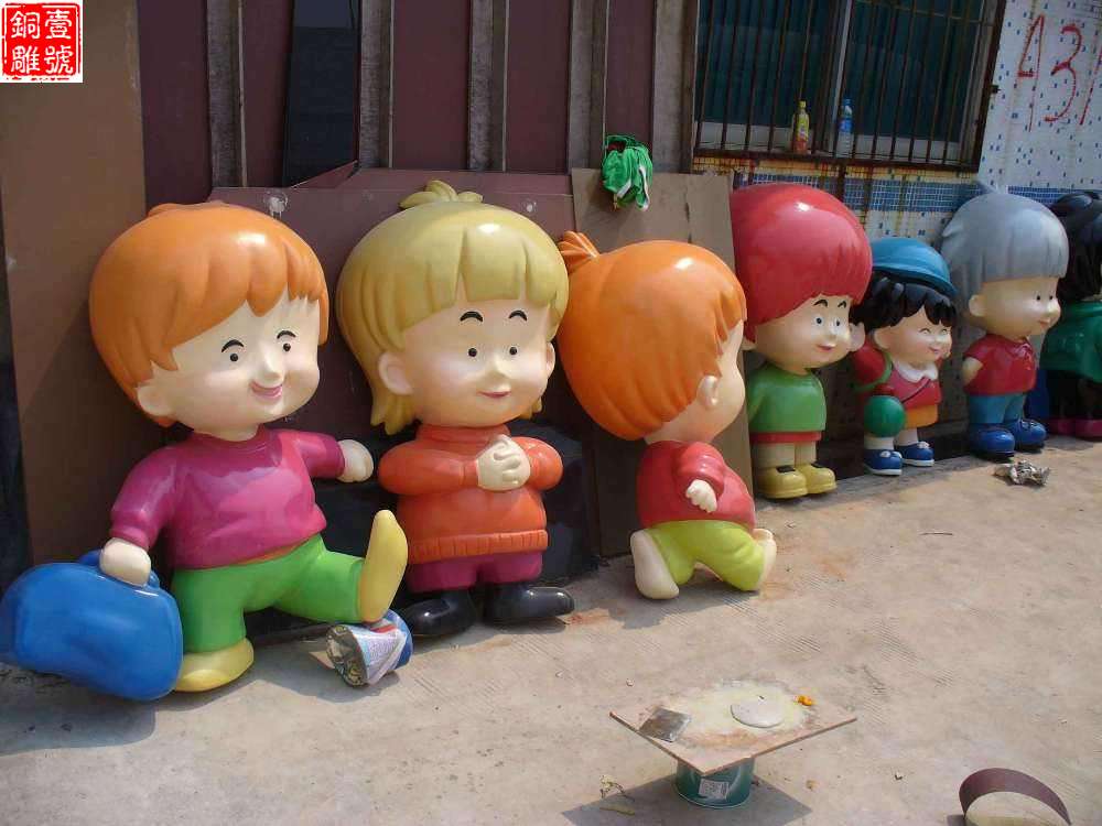 幼儿园卡通人物雕塑玻璃钢卡通雕塑
