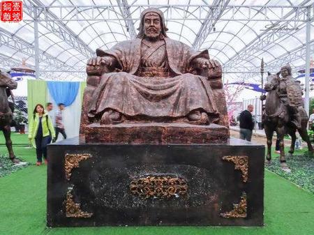 北京铜雕大师 成吉思汗