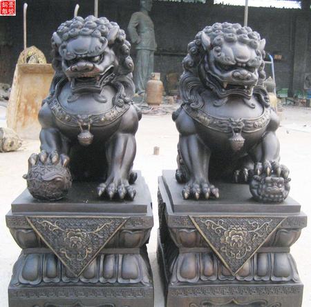 北京铜狮子图片