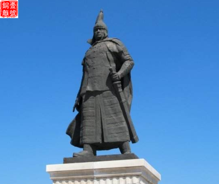 爱新觉罗皇太极铜像在哪