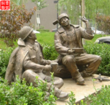 园林人物铜雕厂