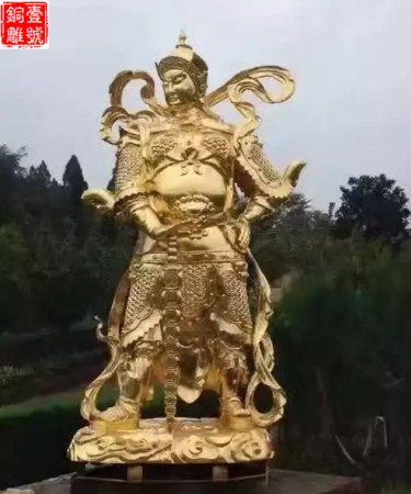 唐代韦陀铜像