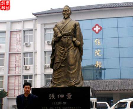 张仲景铜像