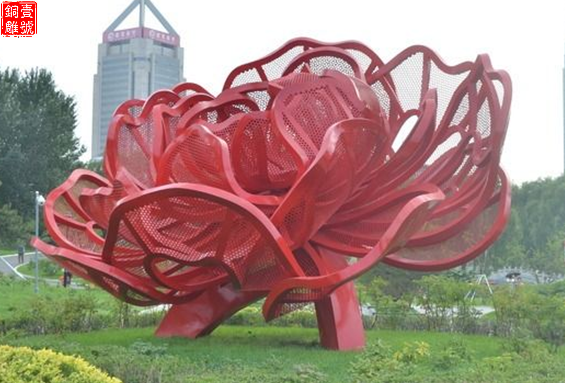 花朵景观雕塑