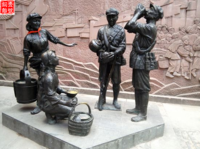 革命人物铜雕塑像